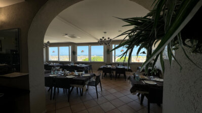 sala da pranzo hotel vista  mare Viserba