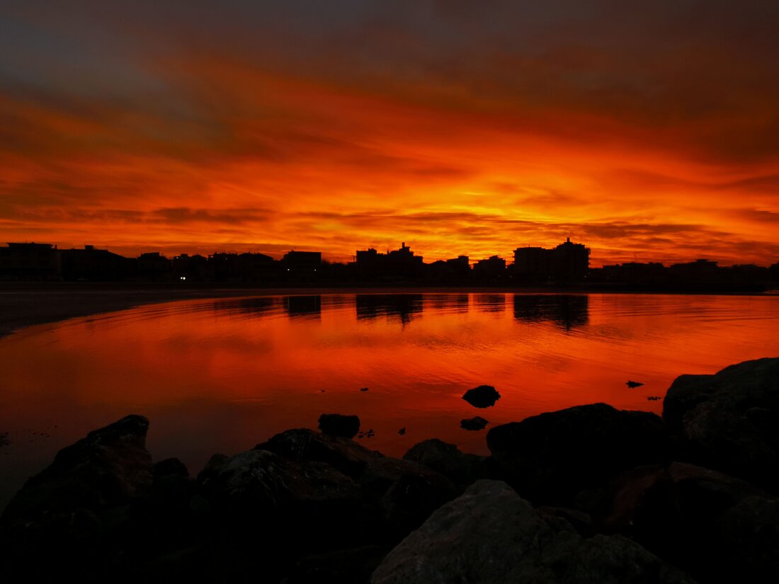 Tramonto su Viserba Tramonto su Viserba